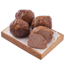 Slagers gebraden gehaktbal